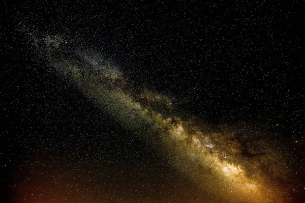 Céu Estrelado Fundo Espacial Forma Leitosa — Fotografia de Stock