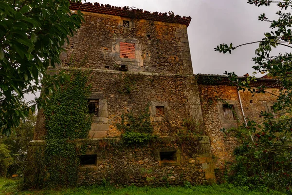 Lavandera de Asturias的Celles宫. — 图库照片