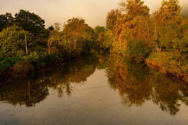 Rio Nora 'nın Asturias' taki rotası.