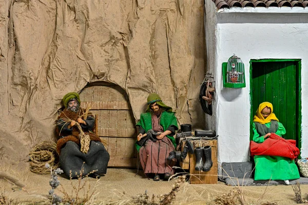 Nativity scene - Different scenes of a Christmas nativity scene. — Stock Photo, Image