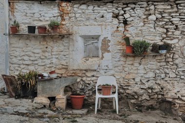 Endülüs 'ün kırsal bir köyünde büyüleyici bir köşe.