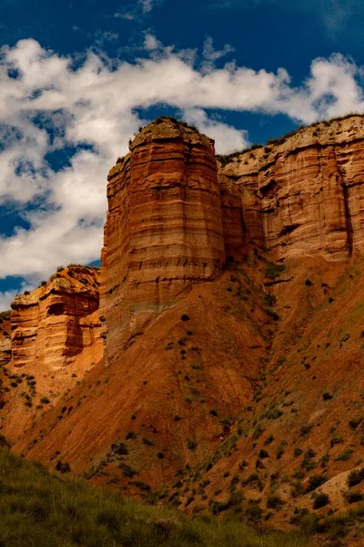 Kämme und Klippen der Badlands von Gorafe - Granada. — Stockfoto