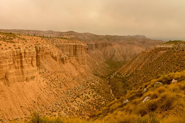Кресты и скалы Пустошей Горафе - Гранада. — стоковое фото