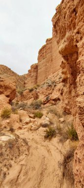 Gorafe 'nin Çorak Toprakları' nın tepeleri ve tepeleri - Granada.