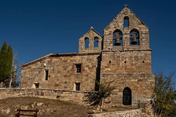 Allen del Hoyo 'daki Santa Marina Romanesk Kilisesi — Stok fotoğraf