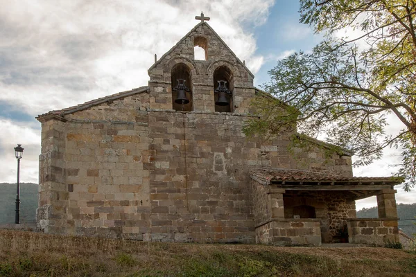 Santa Cecilia de Rucandio Romanik Kilisesi. — Stok fotoğraf