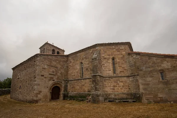 Romanic Church of Santa Maria de Olea. — Fotografia de Stock