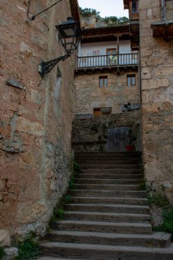 Orbaneja del Castillo 'nun kırsal köyü