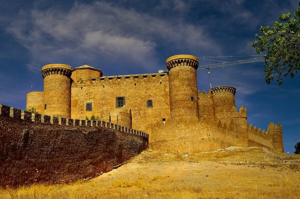 Medieval Castle of Belmonte in Cuenca — стокове фото