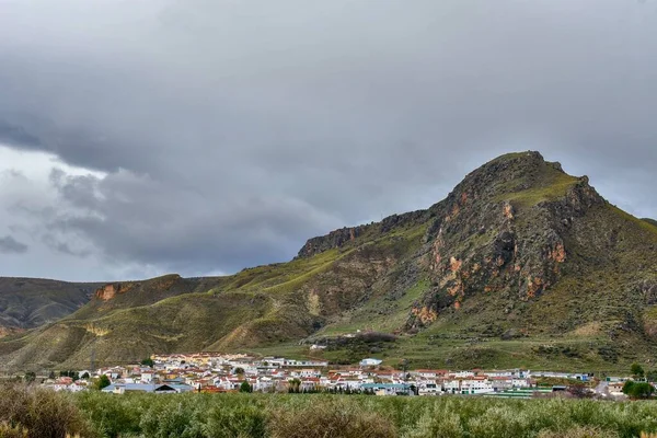 Pequena cidade rural de Alicum de Ortega, Granada. — Fotografia de Stock