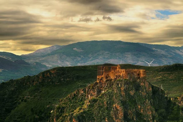Castle of Lanjaron in the Alpujarra Granadina. — Stock Fotó