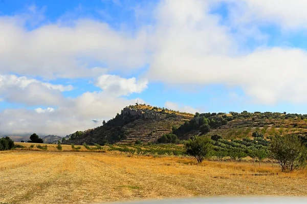 Landscape of the Cerro De la Flour in Castillejar de Granada. — Stock Fotó