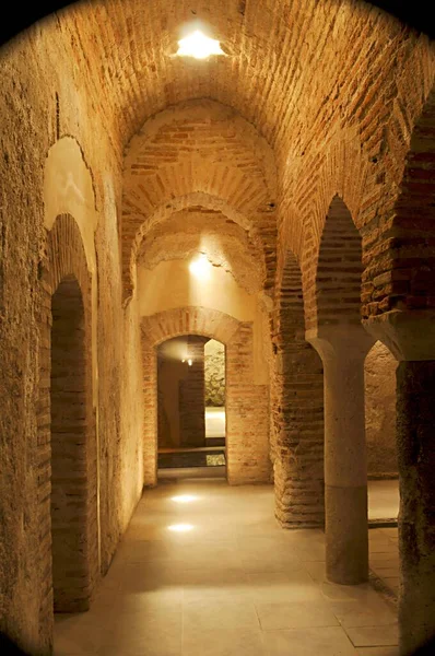 Baza Arab Baths in Granada — Zdjęcie stockowe