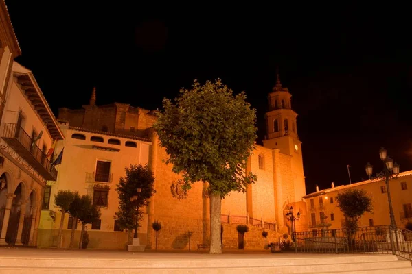 Main Square of the City of Baza, Granada — стокове фото
