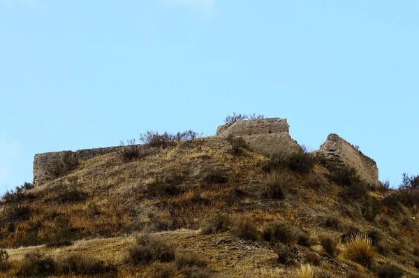 Ruins of the Arab dehesas castle of Guadix, Granada. — ストック写真