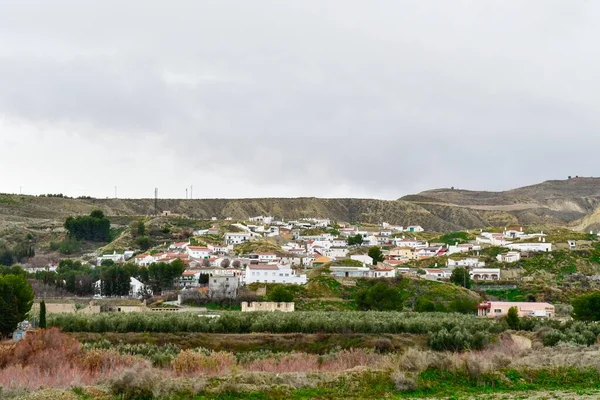 Panoramic of the Rural Villa de Dehesas de Guadix, Granada. — Foto Stock