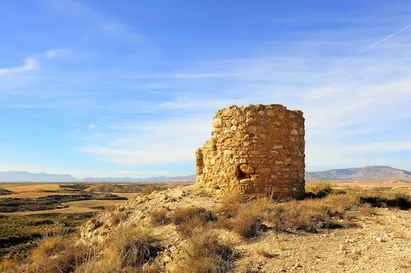 Pocico Tower in Fonelas, Granada. — Fotografia de Stock