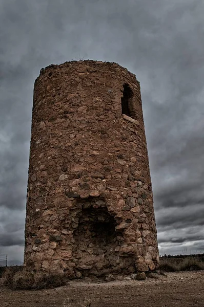 Torre di Guardia e Torre del Segnale - Torre di Baza a Guadix, Granada. — Foto Stock