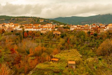 Jerez del Marquesado, Granada 'nın panoramik manzarası.