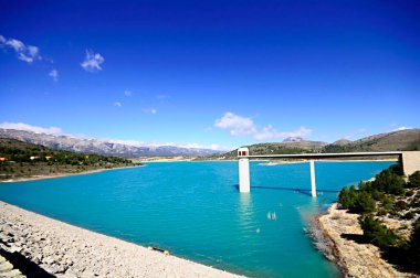 Huescar, Granada 'daki San Clemente rezervuarı..