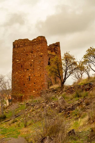 Jerez del Marquesado, Granada 'daki Alqueria Al-Qasr-Sened Kulesi. — Stok fotoğraf
