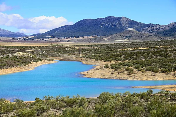 San Clemente reservoir in Huescar, Granada. — Stock Photo, Image