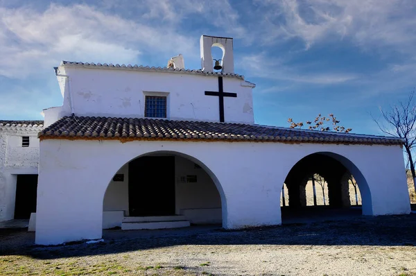 Pustelnia Sanktuarium Panny de la Cabeza de Huescar, Granada. — Zdjęcie stockowe