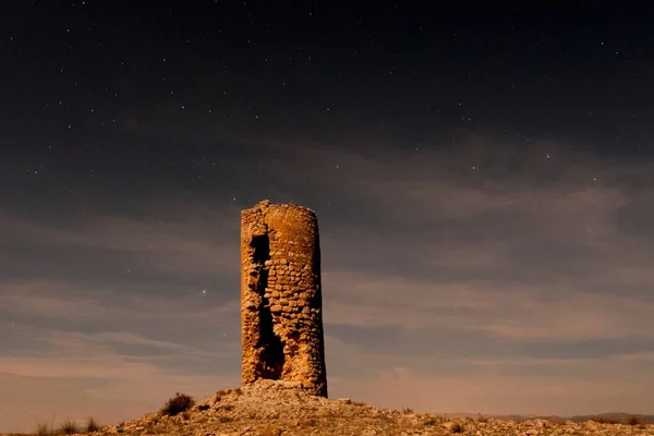 Salt tower in Orce, Granada. — Stockfoto