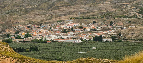 Panoramic of the rural and romantic Villa of Villanueva de las Torres, Granada — 스톡 사진