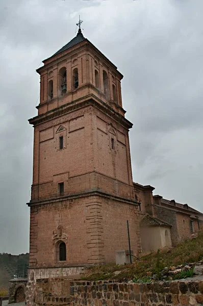 Kyrkan Santa Maria de Alcaudete, Jaen. — Stockfoto