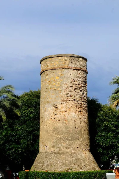 Coastal tower of Benalmadena, Malaga. — стокове фото