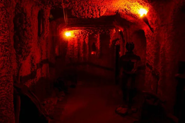 Roman mines of Rio tinto in Huelva. — 图库照片