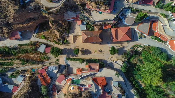 Aerial view of the village of Cortes de Graena, Granada. — стоковое фото