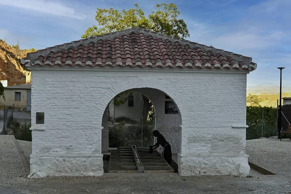 Lavanderia restaurata nel villaggio di Lopera, Granada. — Foto Stock