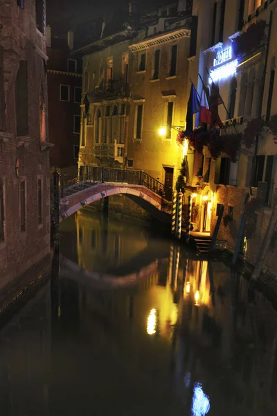 Nocturnos de la ciudad de Venecia — Foto de Stock