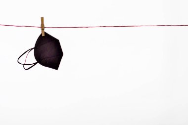 Protection mask against corona virus isolated on a white background, covid-19.