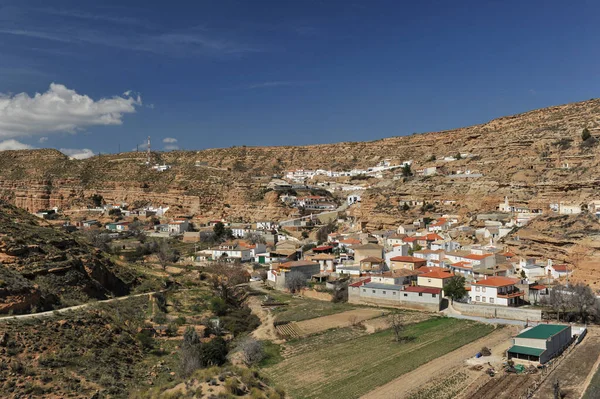 Guadix, Granada 'daki Becerra köyü. — Stok fotoğraf