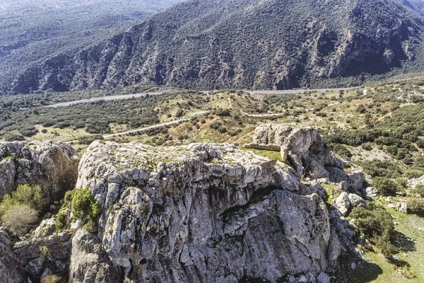 Rock castle of Pena de Cabrera in Diezma, Granada — Stock Photo, Image
