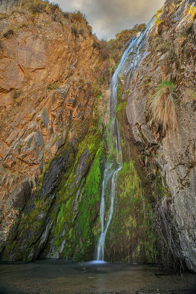 Cachoeira de Tranco del boquetillo, Granada. — Fotografia de Stock