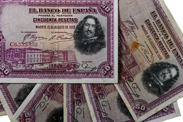 Spanish peseta - 50 peseta banknote from 1928