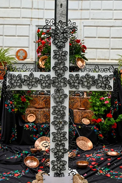 Cruz de Mayo - The Fiesta de las Cruces is a festivity that is celebrated on May 3 — ストック写真