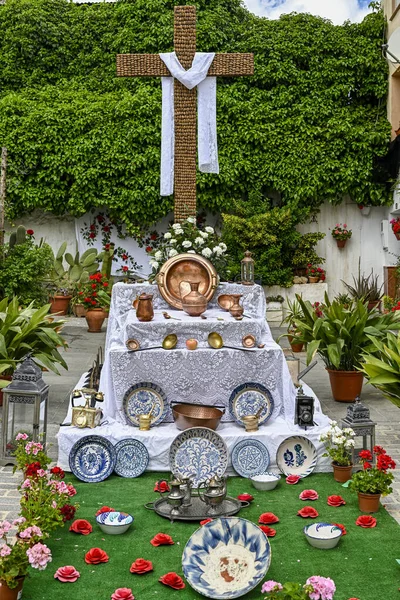 Cruz Mayo Fiesta Las Cruces Mayıs Kutlanan Bir Şenliktir — Stok fotoğraf