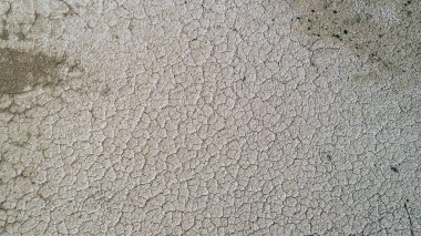 Aerial view of dry land texture in southern Europe. Global warming and greenhouse effect