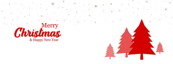 Vrolijk Kerstfeest Gelukkig Bijna Jaar Groeten Social Media Post Banner — Stockfoto