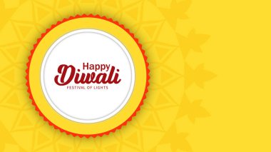 Mandalalı sosyal medya paylaşımı için renkli Hint rangolisi ve dairesel kompozisyonu olan Diwali Kartı