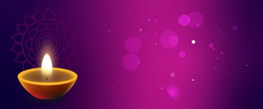 Bokeh arka planında gerçekçi bir gaz lambası olan boş arka planınız kutlu olsun. 