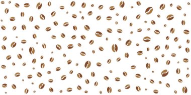 Kahve çekirdekleri arkaplansız ve düz kahve çekirdekli.