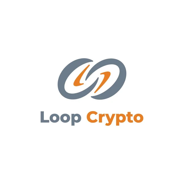 Döngü şekilli kripto para şirketinin logosu