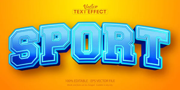 Sport Text Effect Editable Team Football Text Style — Stockvektor