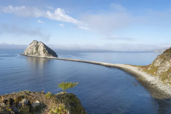 Cabo Ostrovnoy Costa Del Mar Japón Lejano Oriente Ruso Hermoso — Foto de Stock